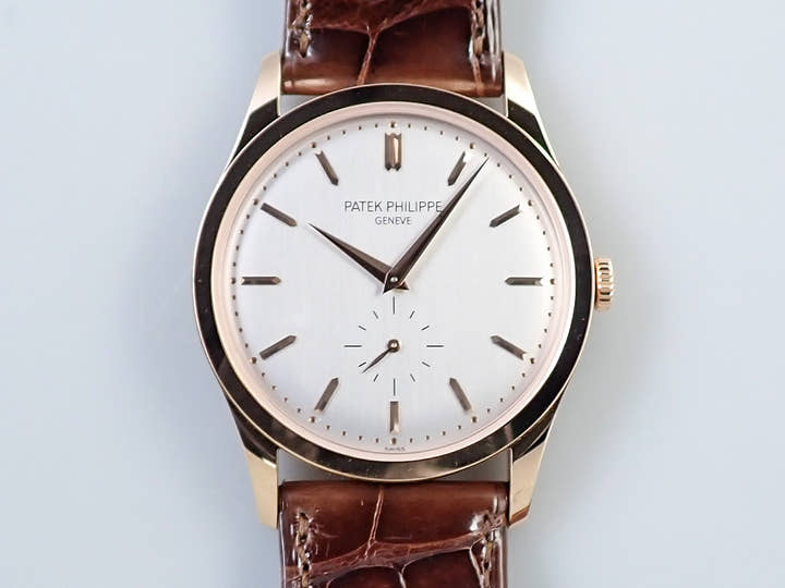 パテックフィリップ カラトラバ Ref.5196R-001 ローズゴールド シルバー文字盤