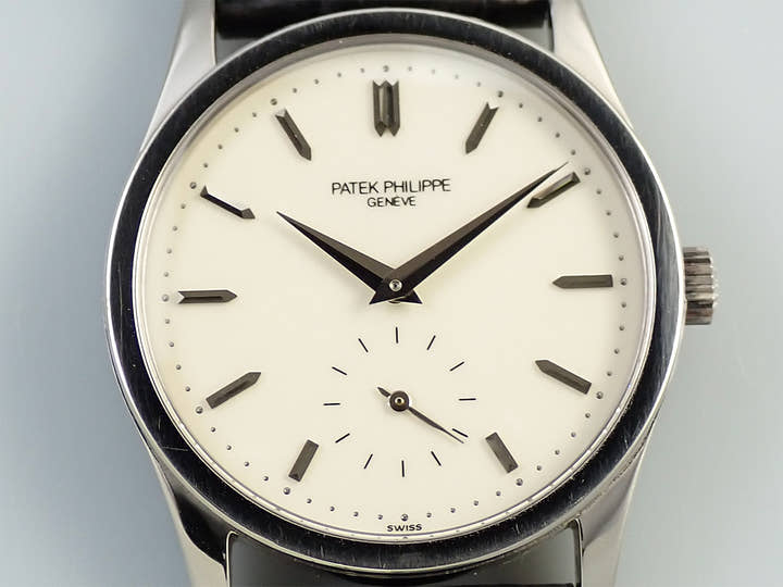 パテックフィリップ カラトラバ Ref.3796G-001 ホワイトゴールド アイボリー文字盤