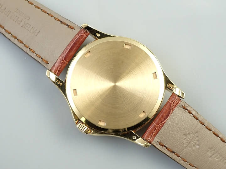 パテックフィリップ カラトラバ Ref.5115J-001 イエローゴールド エナメル文字盤