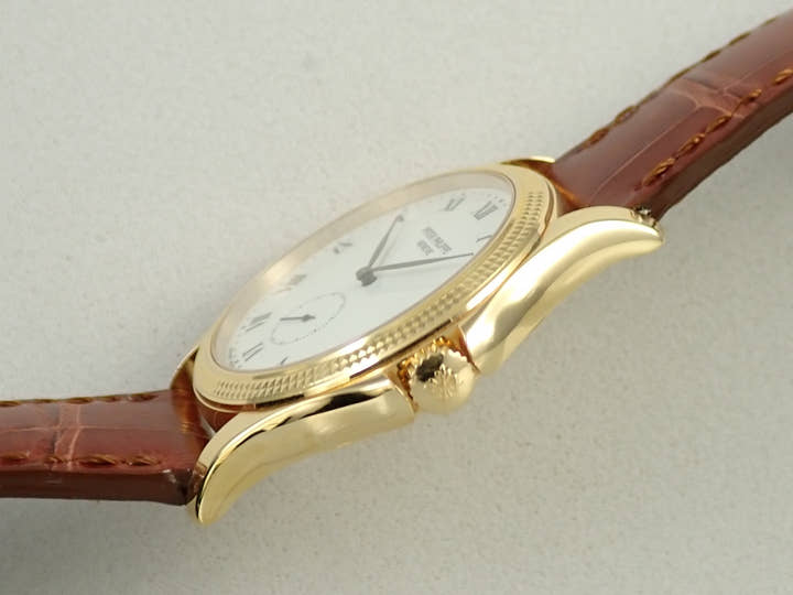 パテックフィリップ カラトラバ Ref.5115J-001 イエローゴールド エナメル文字盤