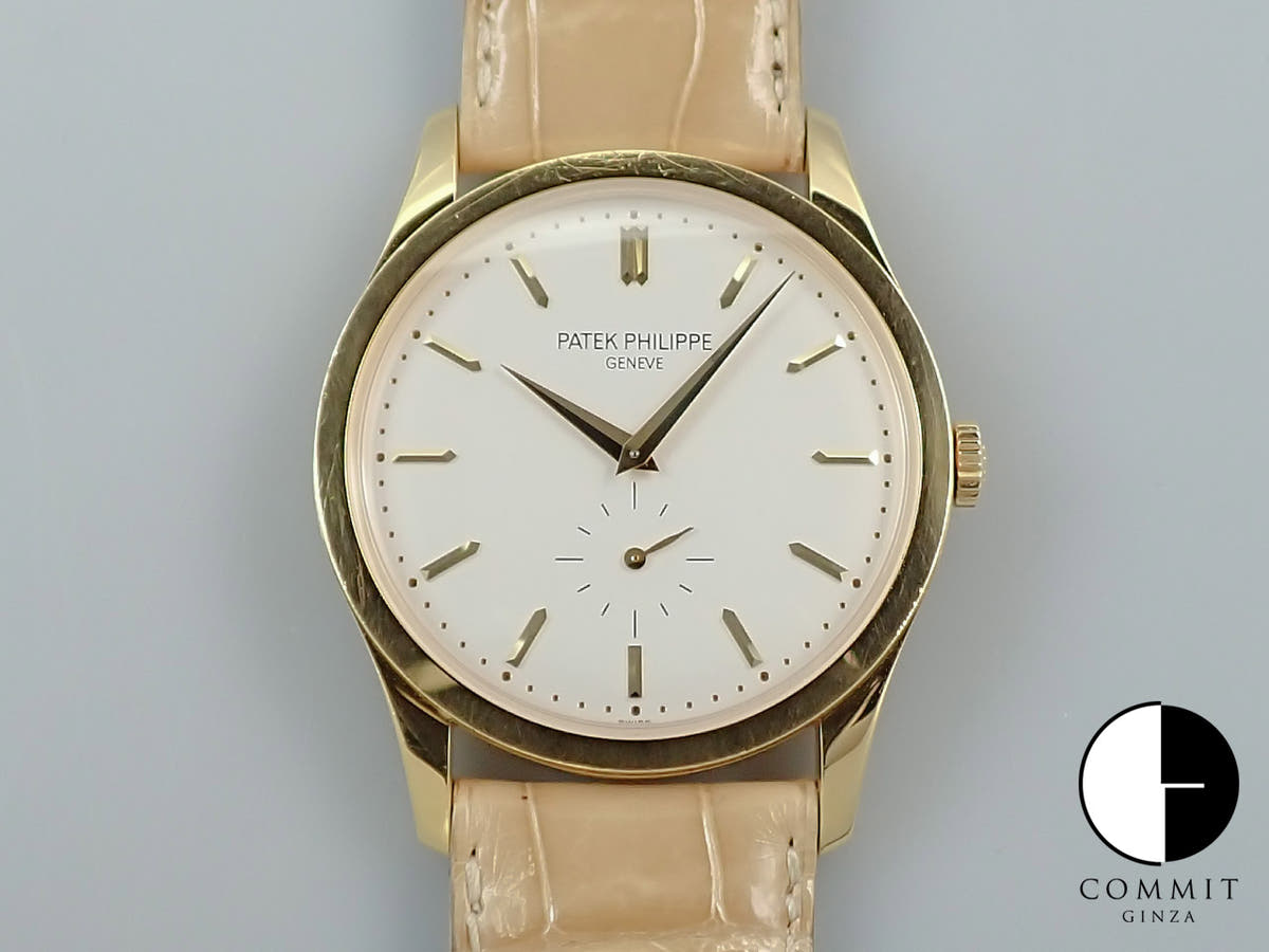 パテックフィリップ カラトラバ Ref.5196J-001 イエローゴールド シルバー文字盤