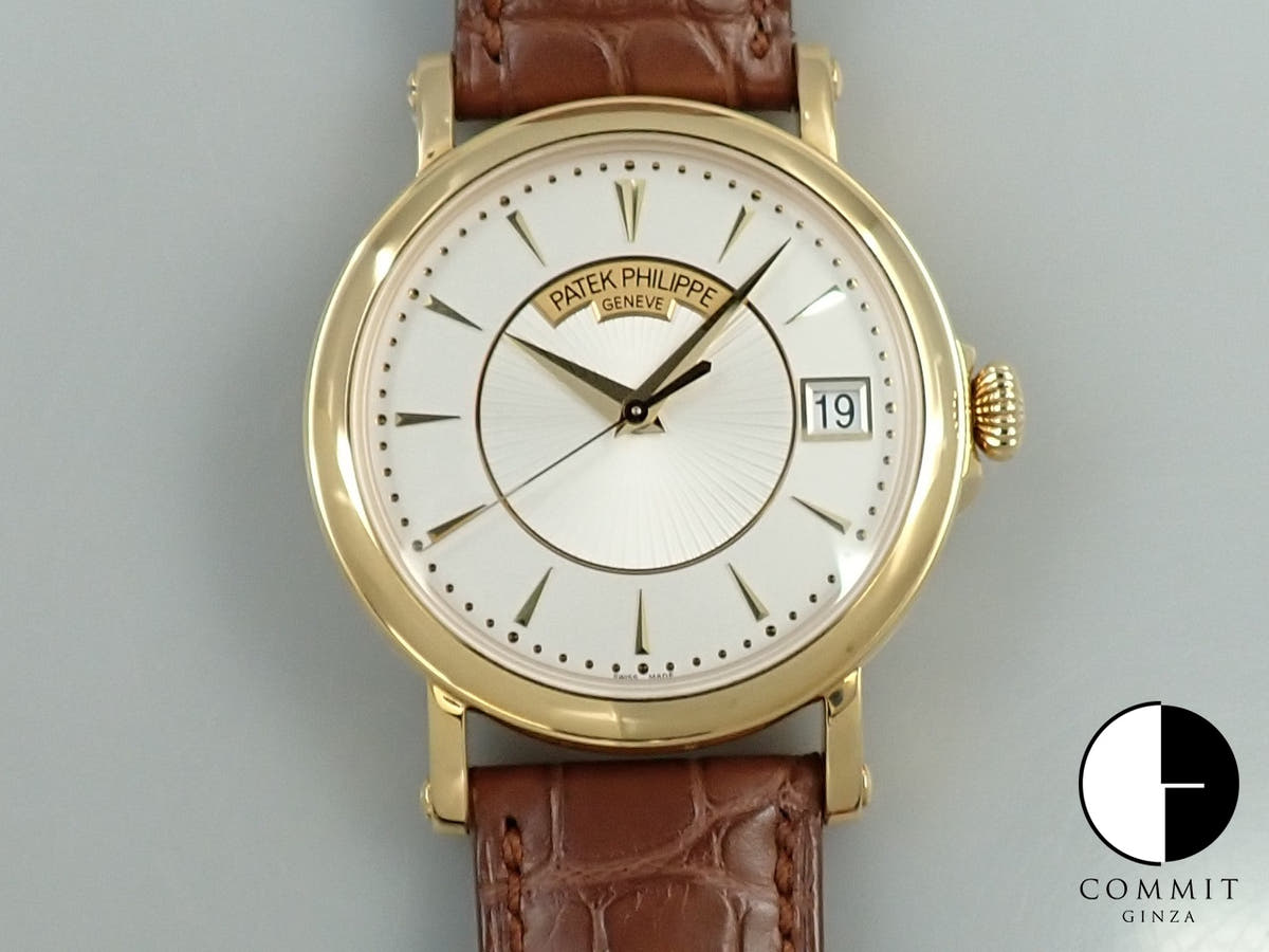 パテックフィリップ カラトラバ オフィサー Ref.5153J-001 イエローゴールド シルバー文字盤