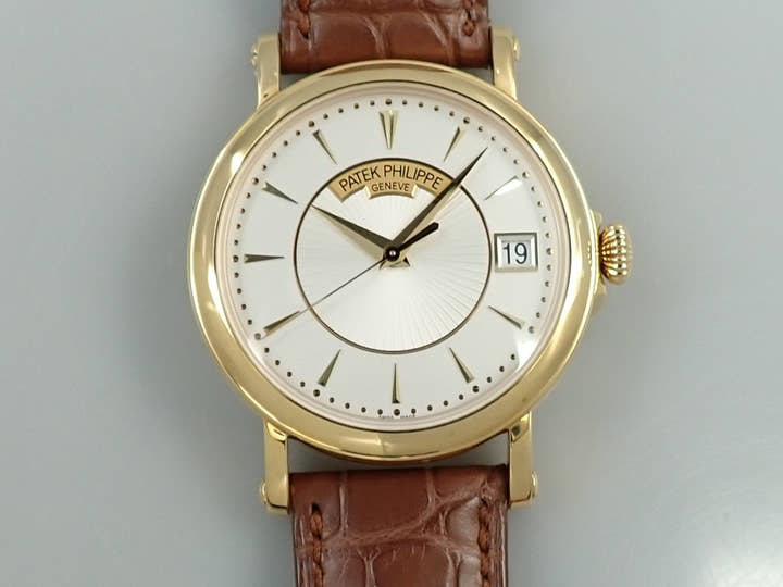 パテックフィリップ カラトラバ オフィサー Ref.5153J-001 イエローゴールド シルバー文字盤
