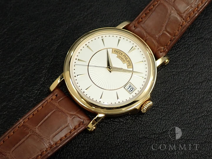 パテックフィリップ カラトラバ オフィサー Ref.5153J-001 イエローゴールド シルバー文字盤