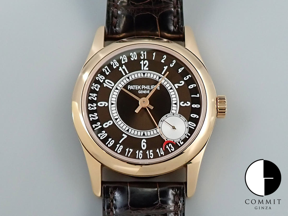 パテックフィリップ カラトラバ Ref.6000R-001 ローズゴールド ブラウン文字盤