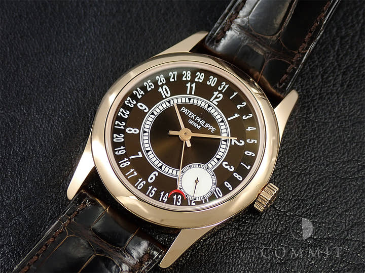 パテックフィリップ カラトラバ Ref.6000R-001 ローズゴールド ブラウン文字盤