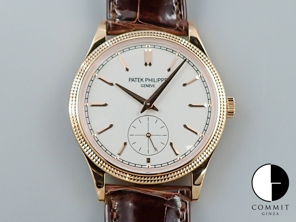 パテックフィリップ カラトラバ Ref.6119R-001 ローズゴールド シルバー文字盤