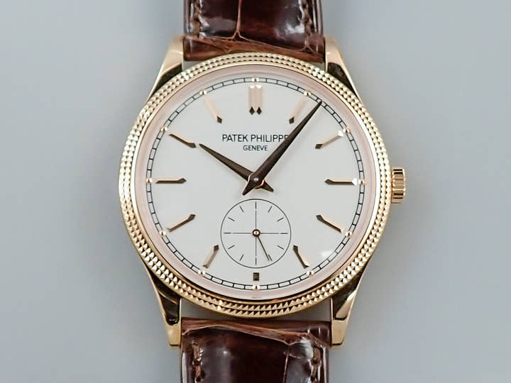 パテックフィリップ カラトラバ Ref.6119R-001 ローズゴールド シルバー文字盤