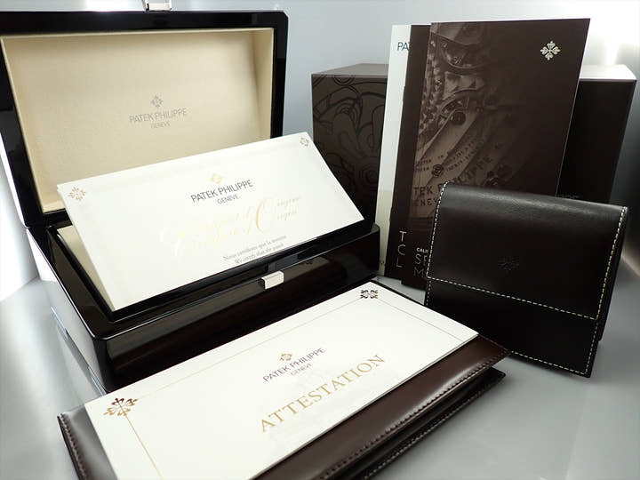 パテックフィリップ カラトラバ Ref.6007A-001 ステンレススチール グレーブルー文字盤