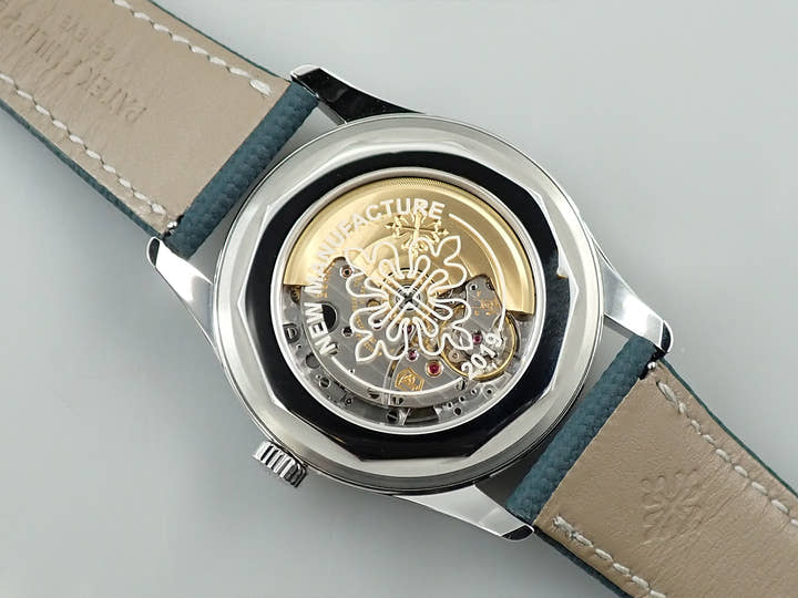 パテックフィリップ カラトラバ Ref.6007A-001 ステンレススチール グレーブルー文字盤