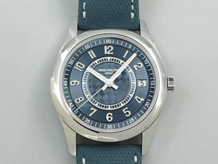 パテックフィリップ カラトラバ Ref.6007A-001 ステンレススチール グレーブルー文字盤