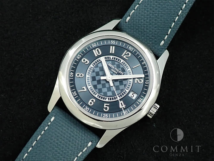 パテックフィリップ カラトラバ Ref.6007A-001 ステンレススチール グレーブルー文字盤