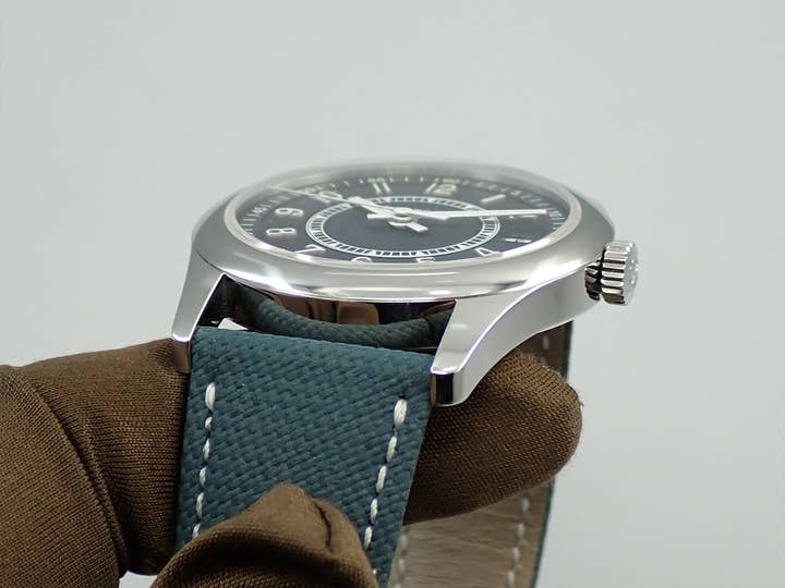 パテックフィリップ カラトラバ Ref.6007A-001 ステンレススチール グレーブルー文字盤