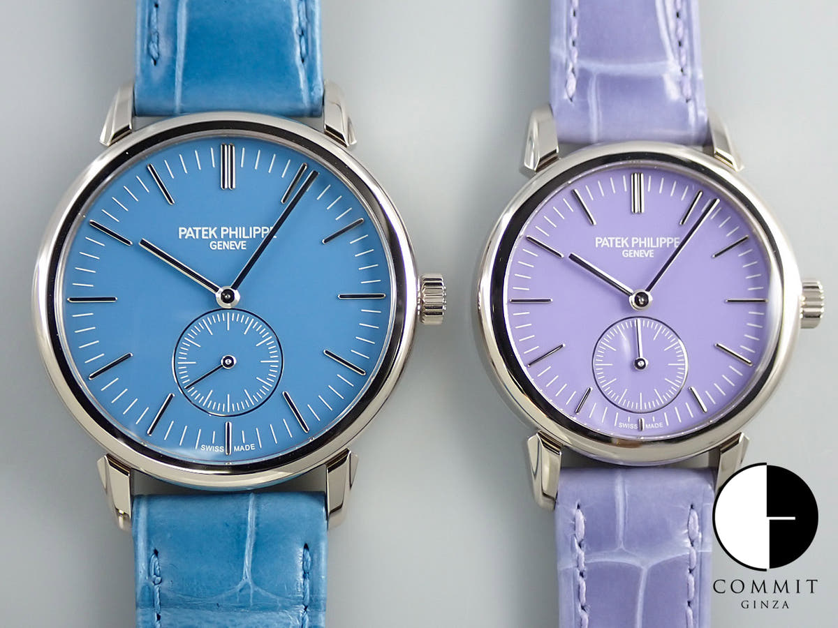 パテックフィリップ カラトラバ グランド エキシビジョン 東京2023 Ref.6127G-010/7127G-010 ホワイトゴールド ラックライトブルー(スカイブルー) ライラックトーン(パープル)文字盤