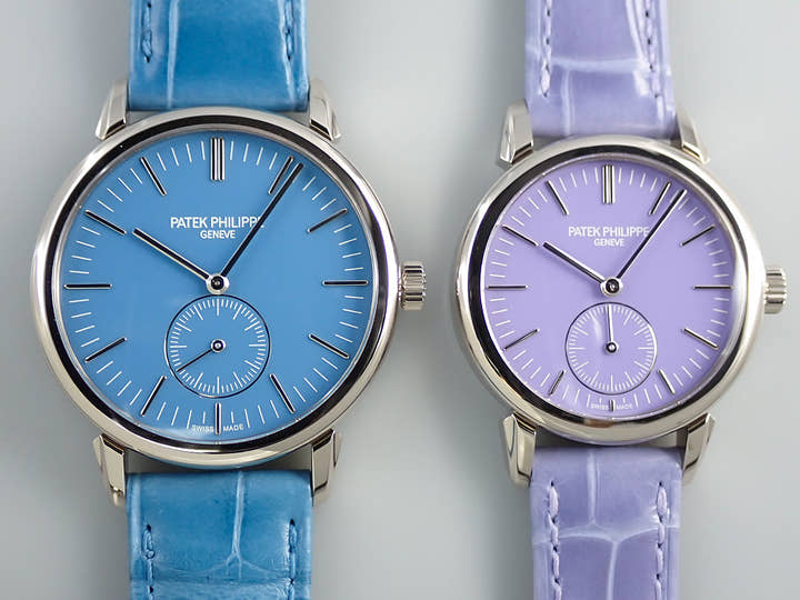 パテックフィリップ カラトラバ グランド エキシビジョン 東京2023 Ref.6127G-010/7127G-010 ホワイトゴールド ラックライトブルー(スカイブルー) ライラックトーン(パープル)文字盤