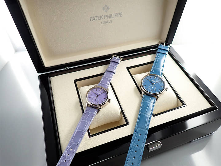 パテックフィリップ カラトラバ グランド エキシビジョン 東京2023 Ref.6127G-010/7127G-010 ホワイトゴールド ラックライトブルー(スカイブルー) ライラックトーン(パープル)文字盤