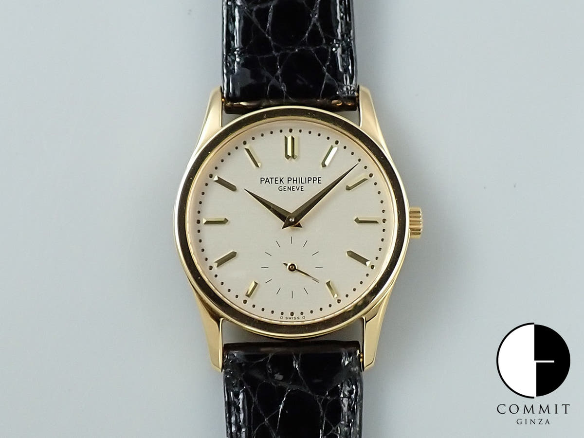 パテックフィリップ カラトラバ Ref.3796J-001 イエローゴールド シルバー文字盤