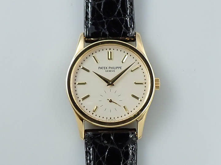 パテックフィリップ カラトラバ Ref.3796J-001 イエローゴールド シルバー文字盤