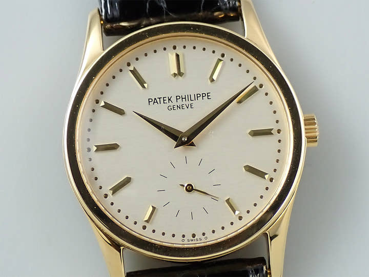 パテックフィリップ カラトラバ Ref.3796J-001 イエローゴールド シルバー文字盤