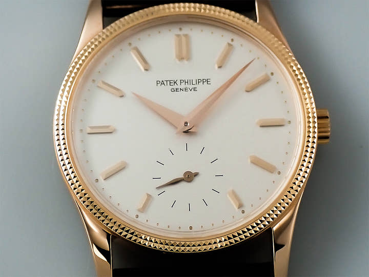 パテックフィリップ カラトラバ Ref.3796D ローズゴールド シルバー文字盤