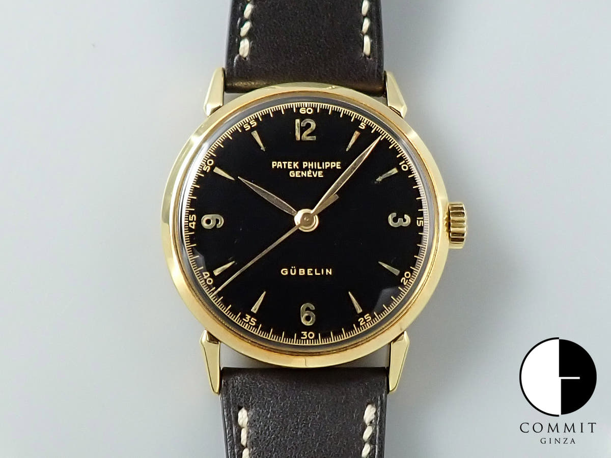 パテックフィリップ カラトラバ Ref.1578 イエローゴールド ブラック文字盤