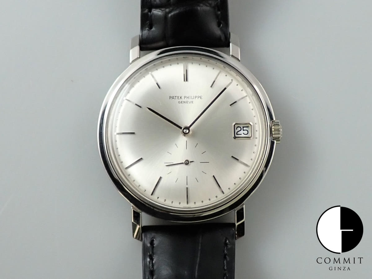パテックフィリップ カラトラバ Ref.3445G ホワイトゴールド シルバー文字盤