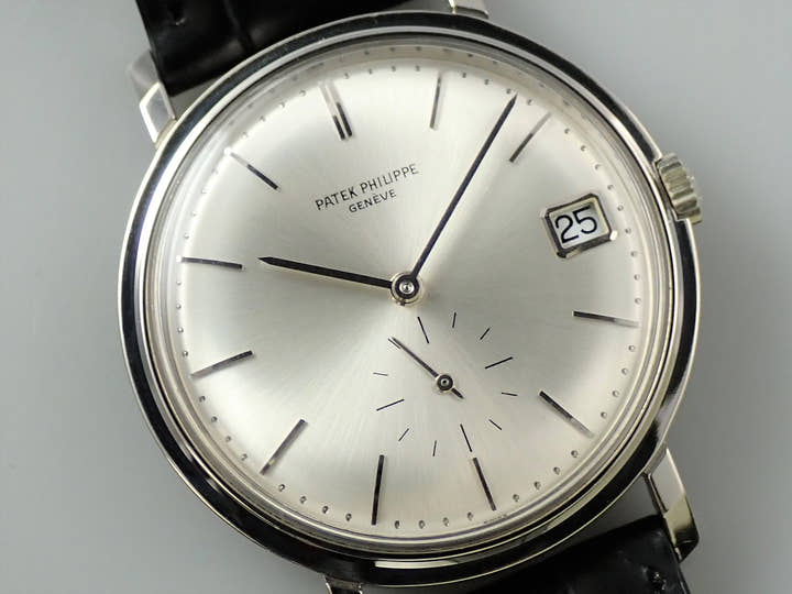 パテックフィリップ カラトラバ Ref.3445G ホワイトゴールド シルバー文字盤