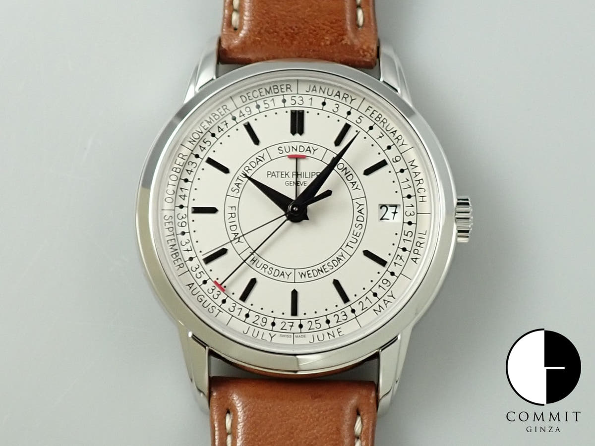 パテックフィリップ カラトラバ ウィークリーカレンダー Ref.5212A-001 ステンレススチール シルバー文字盤