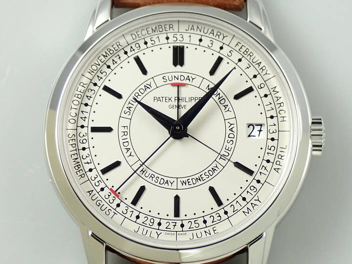 パテックフィリップ カラトラバ ウィークリーカレンダー Ref.5212A-001 ステンレススチール シルバー文字盤