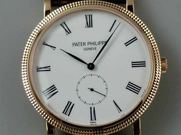 パテックフィリップ カラトラバ Ref.5116R-001 ローズゴールド エナメル文字盤