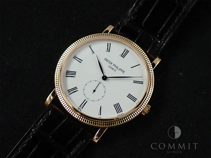 パテックフィリップ カラトラバ Ref.5116R-001 ローズゴールド エナメル文字盤