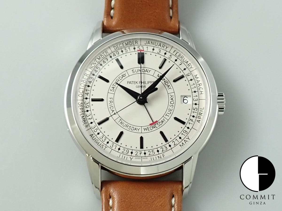 パテックフィリップ カラトラバ ウィークリーカレンダー Ref.5212A-001 ステンレススチール シルバー文字盤