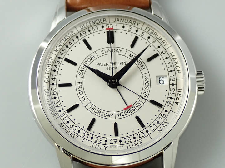 パテックフィリップ カラトラバ ウィークリーカレンダー Ref.5212A-001 ステンレススチール シルバー文字盤