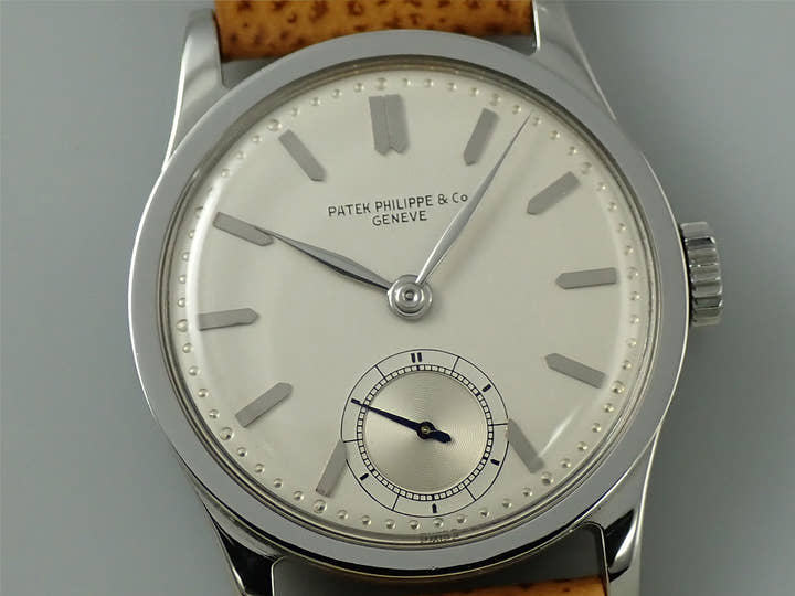 パテックフィリップ カラトラバ Ref.96 ステンレススチール シルバー文字盤