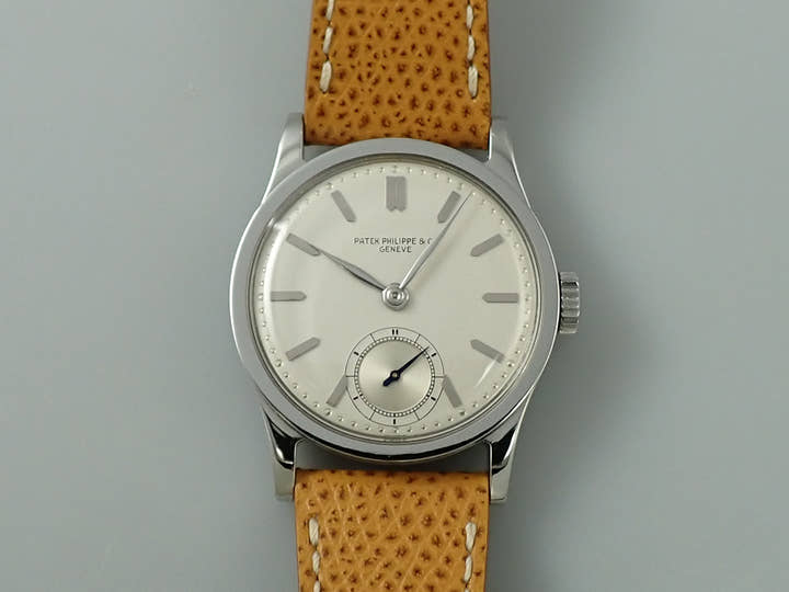 パテックフィリップ カラトラバ Ref.96 ステンレススチール シルバー文字盤