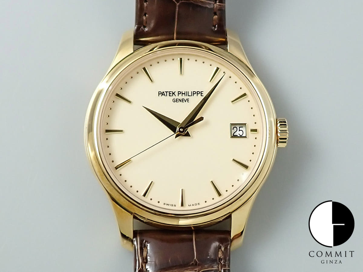 パテックフィリップ カラトラバ Ref.5227J-001 イエローゴールド アイボリー文字盤
