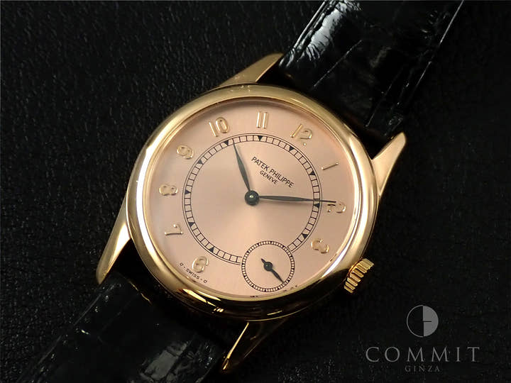 パテックフィリップ カラトラバ Ref.5000 ローズゴールド ローズ文字盤