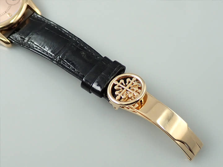 パテックフィリップ カラトラバ Ref.5000 ローズゴールド ローズ文字盤