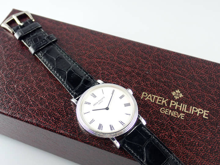 Patek Philippe Calatrava Ref.5120G-001 White Dial Used calatrava-36
