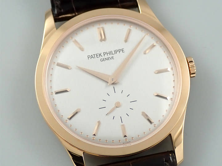 パテックフィリップ カラトラバ Ref.5196R-001 ローズゴールド シルバー文字盤