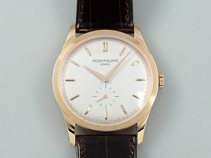 パテックフィリップ カラトラバ Ref.5196R-001 ローズゴールド シルバー文字盤