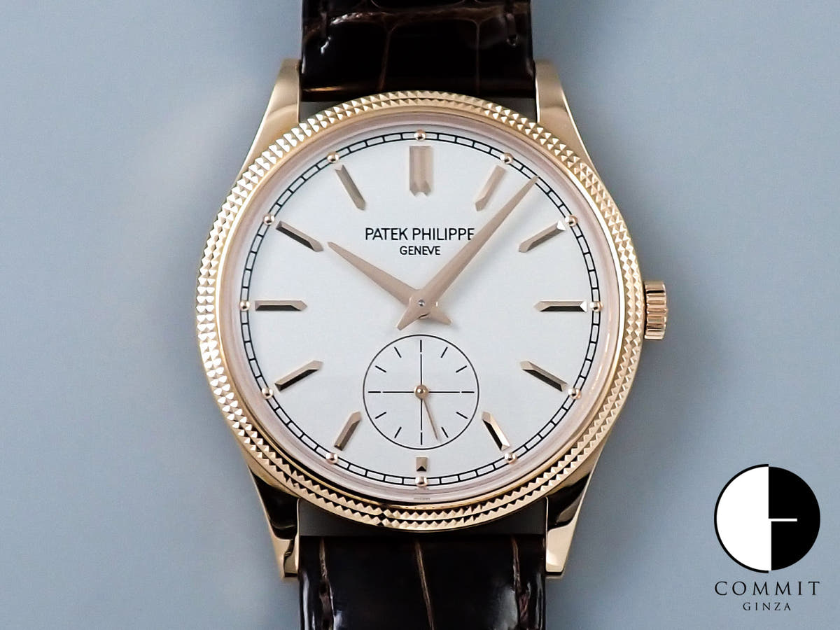 パテックフィリップ カラトラバ Ref.6119R-001 ローズゴールド シルバー文字盤