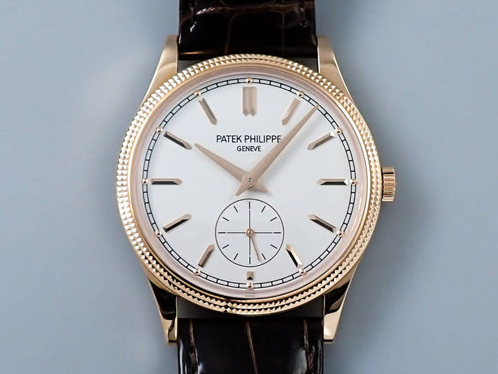 パテックフィリップ カラトラバ Ref.6119R-001 ローズゴールド シルバー文字盤