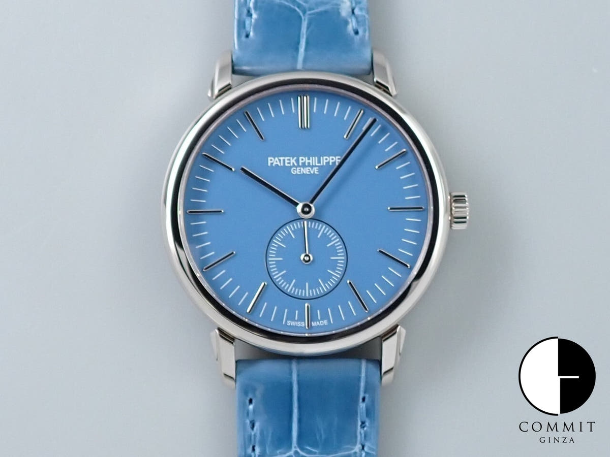 Patek Philippe Calatrava Grand Exhibition Tokyo 2023 Ref. 6127G-010 White Gold Light Blue Lacquer Dial