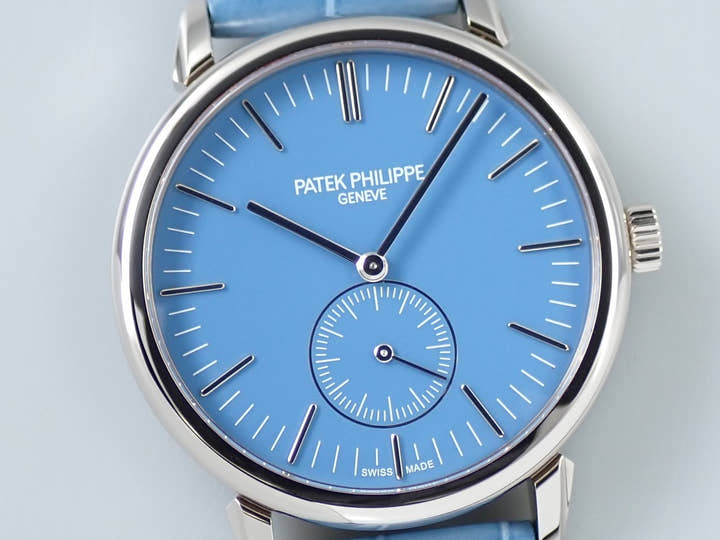 Patek Philippe Calatrava Grand Exhibition Tokyo 2023 Ref. 6127G-010 White Gold Light Blue Lacquer Dial