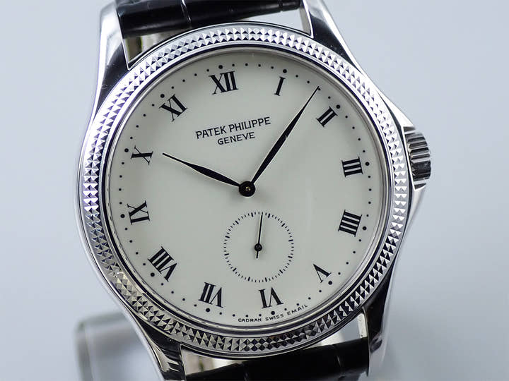パテックフィリップ カラトラバ Ref.5115G-001 ホワイトゴールド エナメル文字盤