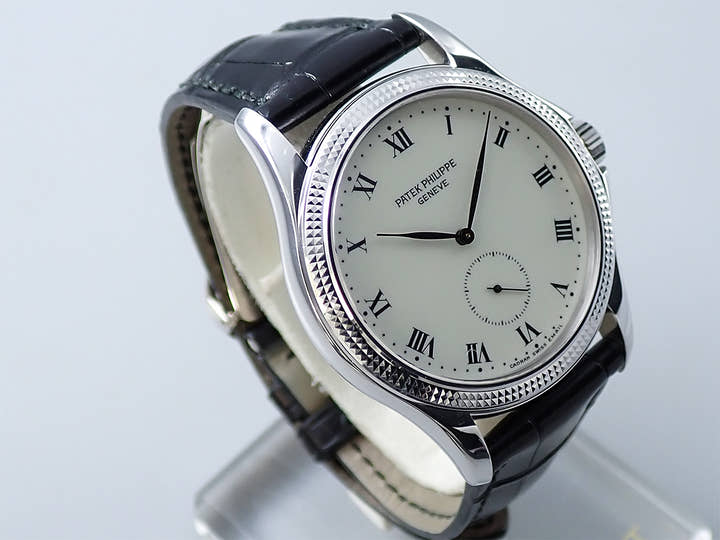 パテックフィリップ カラトラバ Ref.5115G-001 ホワイトゴールド エナメル文字盤
