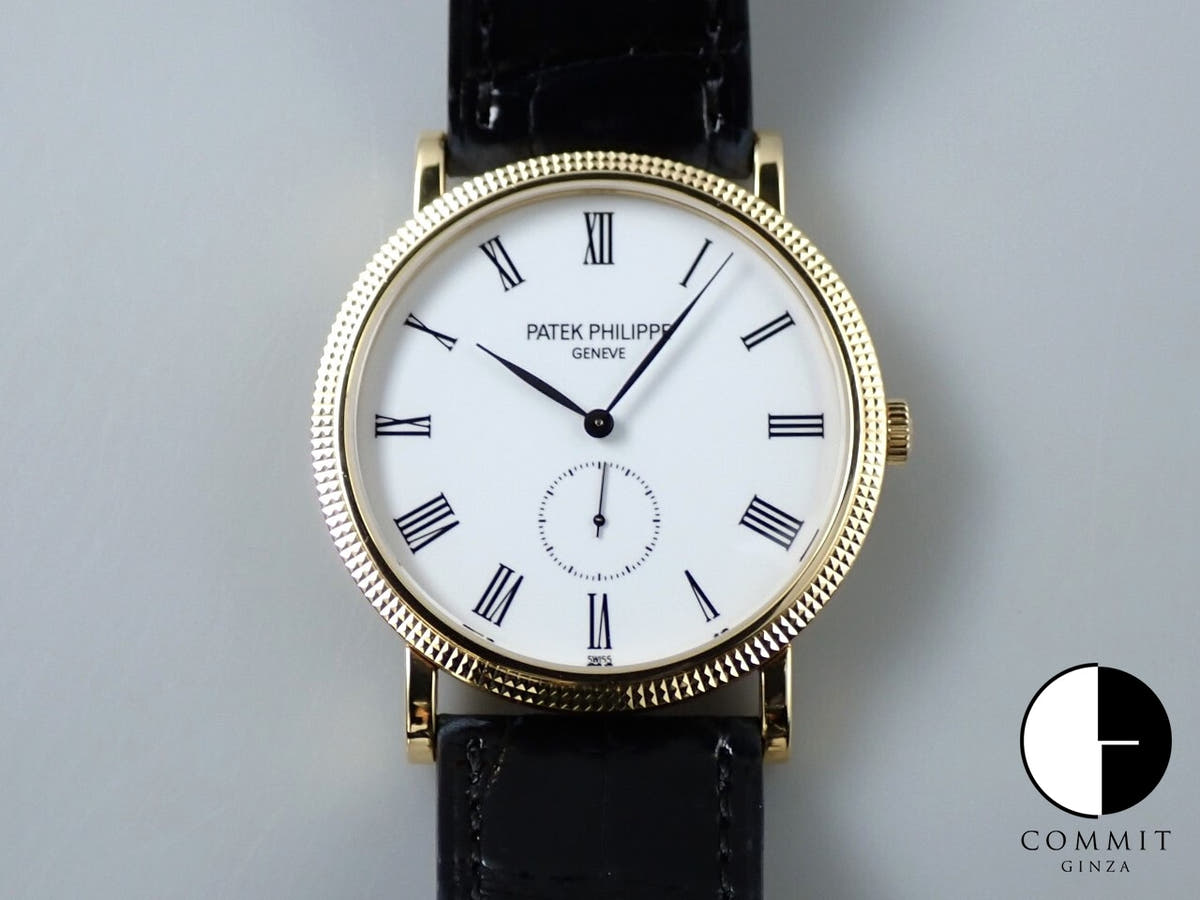 パテックフィリップ カラトラバ Ref.5119J-001 イエローゴールド ホワイト文字盤