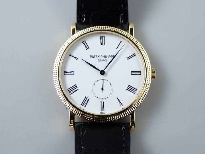 パテックフィリップ カラトラバ Ref.5119J-001 イエローゴールド ホワイト文字盤