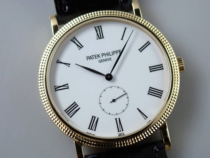 パテックフィリップ カラトラバ Ref.5119J-001 イエローゴールド ホワイト文字盤